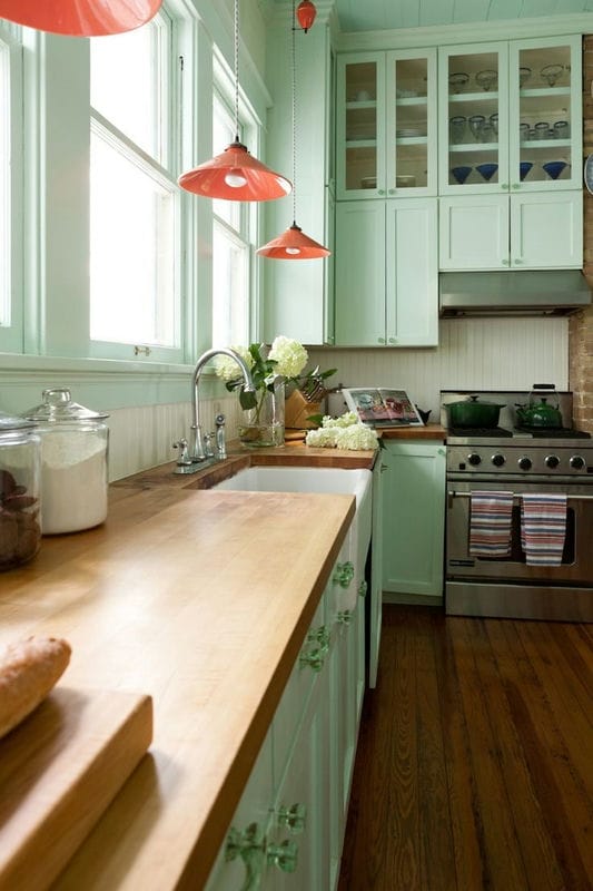 Кухня фисташкового цвета — 75 фото идеального сочетания в интерьере #21