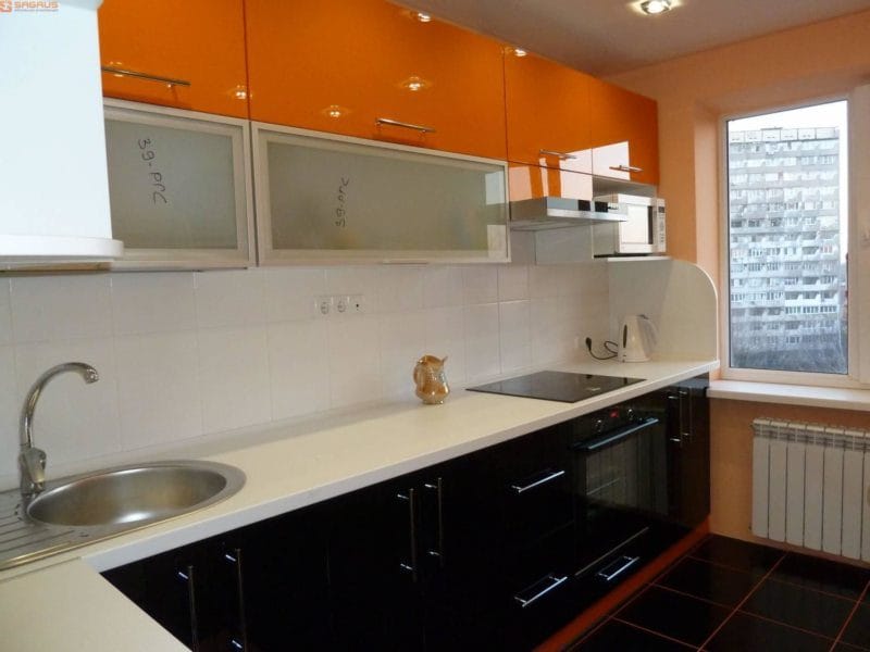 Кухня в оранжевом цвете: варианты идеально сочетания дизайна оранжевого цвета (75 фото) #23
