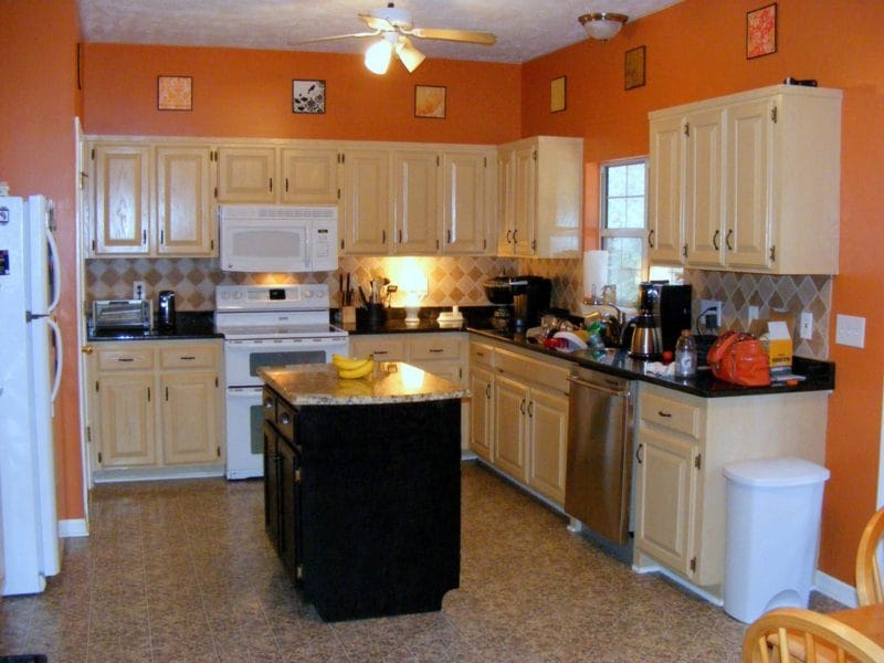 Кухня в оранжевом цвете: варианты идеально сочетания дизайна оранжевого цвета (75 фото) #27
