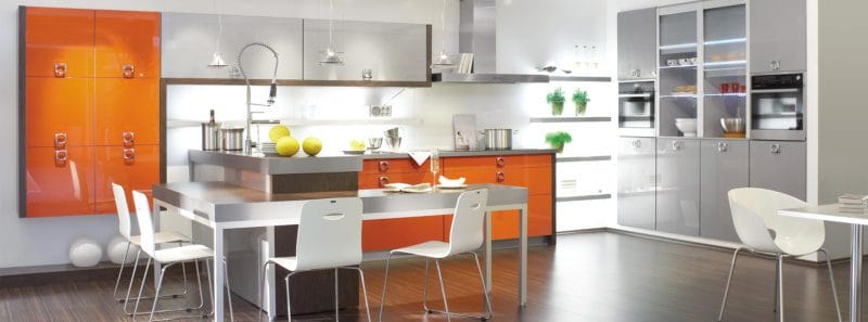 Кухня в оранжевом цвете: варианты идеально сочетания дизайна оранжевого цвета (75 фото) #34