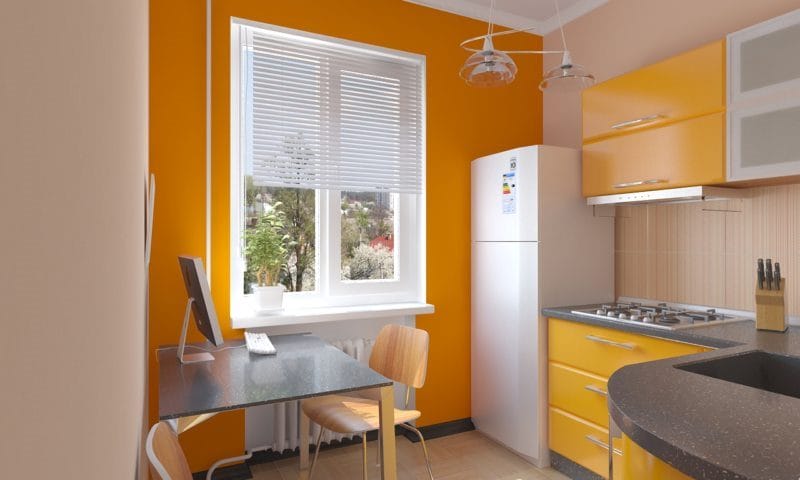 Кухня в оранжевом цвете: варианты идеально сочетания дизайна оранжевого цвета (75 фото) #40