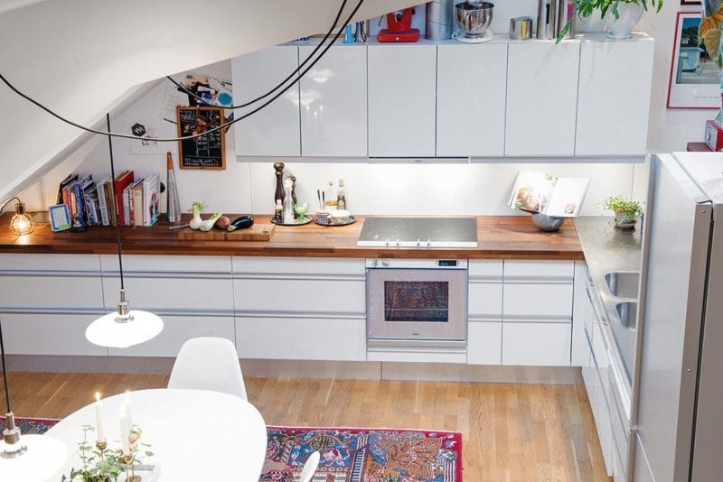 Кухня в скандинавском стиле — 80 фото идей современного интерьера #30
