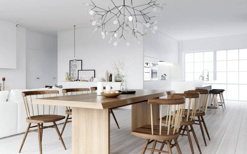 Кухня в скандинавском стиле — 80 фото идей современного интерьера #40