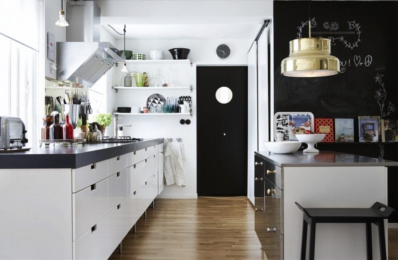 Кухня в скандинавском стиле — 80 фото идей современного интерьера #41