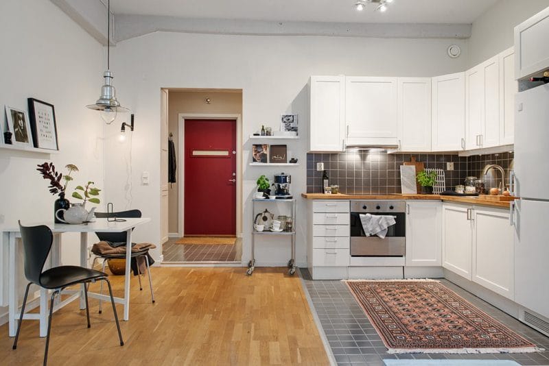 Кухня в скандинавском стиле — 80 фото идей современного интерьера #42