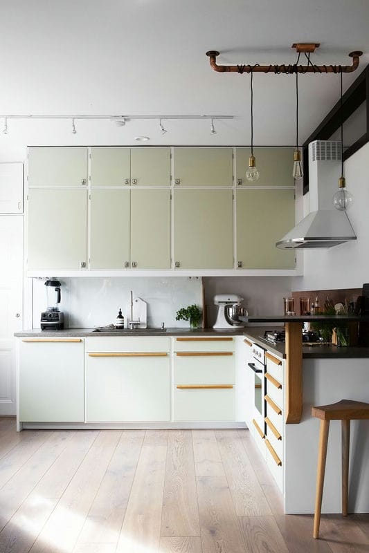 Кухня в скандинавском стиле — 80 фото идей современного интерьера #12
