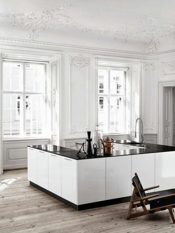 Кухня в скандинавском стиле — 80 фото идей современного интерьера #27