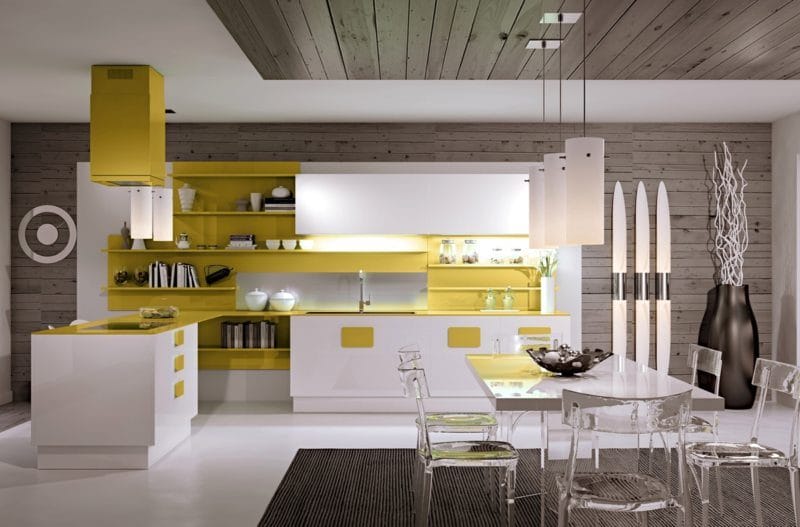 Кухня в стиле конструктивизм — нестандартный дизайна на 55 фото #6