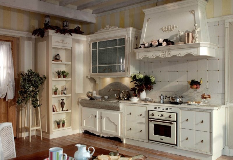 Кухня в стиле прованс: секреты и элементы стиля. 95 фото вариантов дизайна! #2