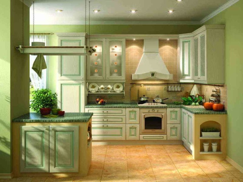 Кухня в стиле прованс: секреты и элементы стиля. 95 фото вариантов дизайна! #29