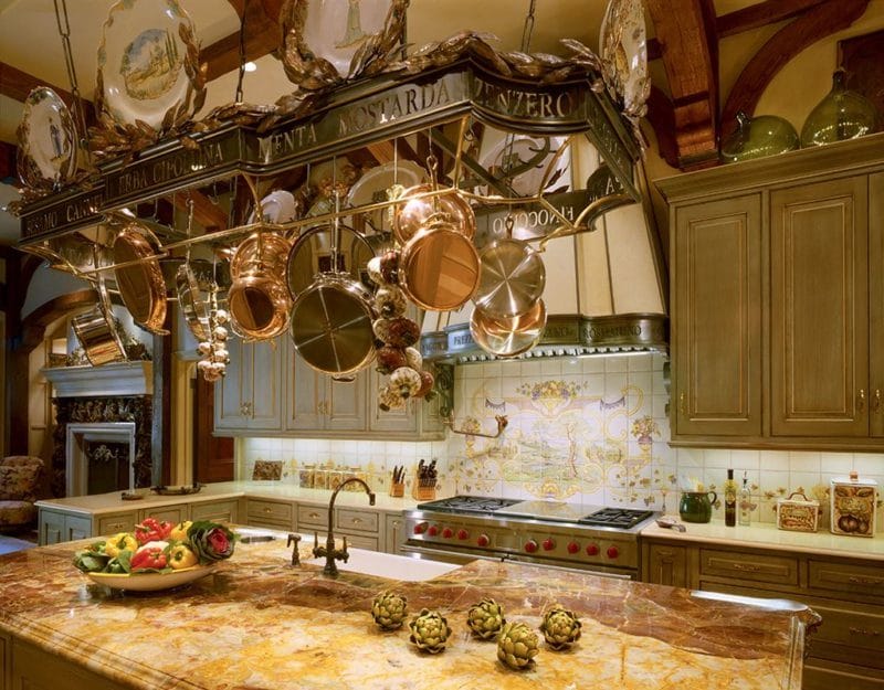 Кухня в стиле рококо — изумительный и стильный дизайн со вкусом! 75 фото идей. #4