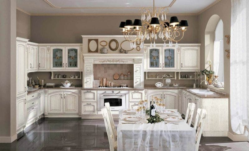 Кухня в стиле рококо — изумительный и стильный дизайн со вкусом! 75 фото идей. #17