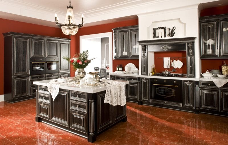 Кухня в стиле рококо — изумительный и стильный дизайн со вкусом! 75 фото идей. #42