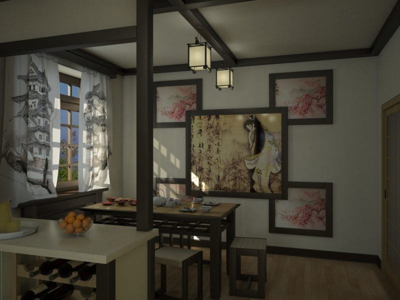 Кухня в японском стиле — правила идеального оформления и сочетания интерьера (80 фото дизайна) #5