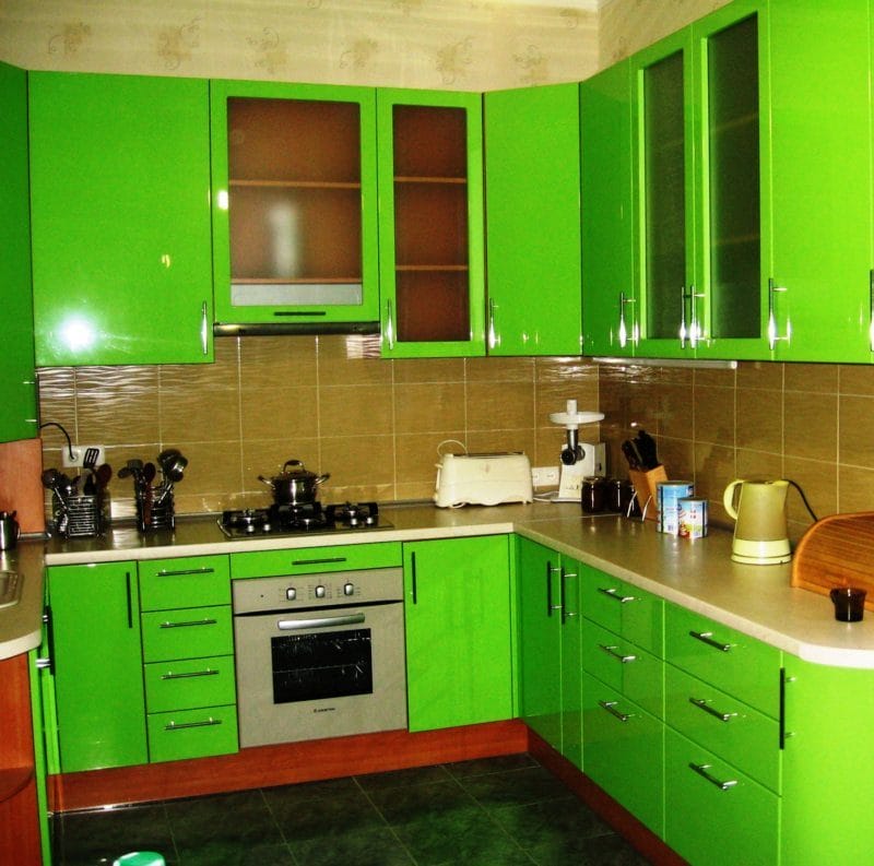 Кухня салатового цвета — 55 фото идей дизайна + правила сочетания! #5