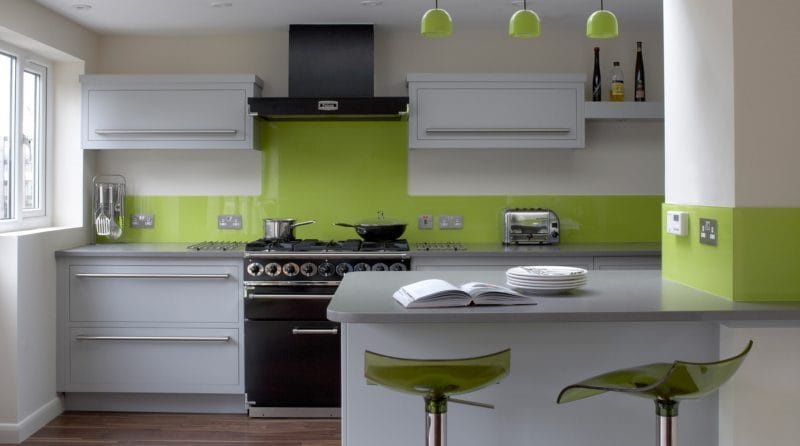 Кухня салатового цвета — 55 фото идей дизайна + правила сочетания! #18