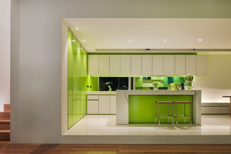 Кухня салатового цвета — 55 фото идей дизайна + правила сочетания! #6