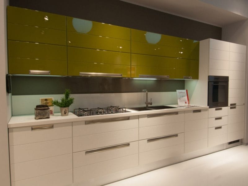 Кухня оливкового цвета — оформляем стильно и со вкусом! (85 фото идей) #21