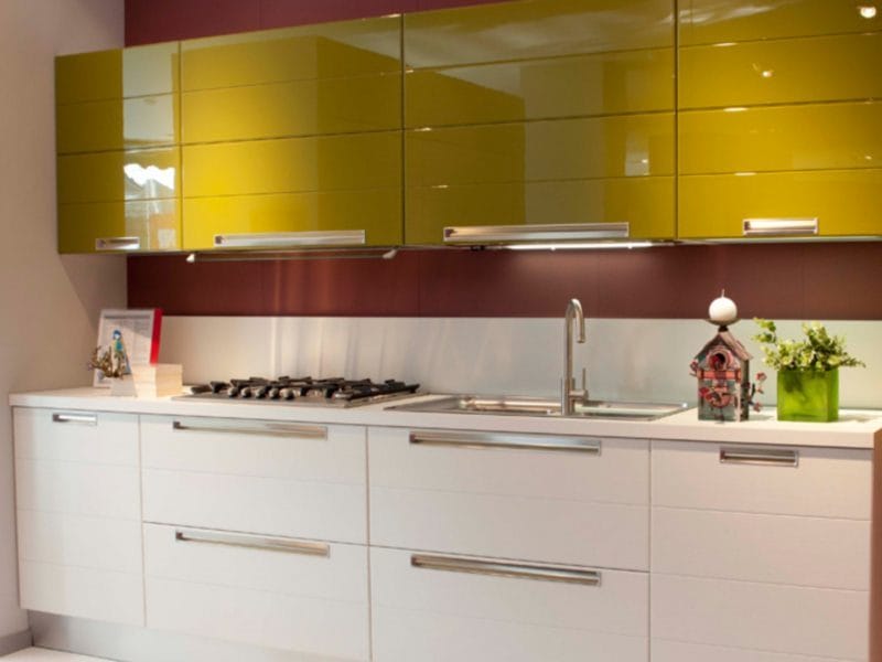 Кухня оливкового цвета — оформляем стильно и со вкусом! (85 фото идей) #29