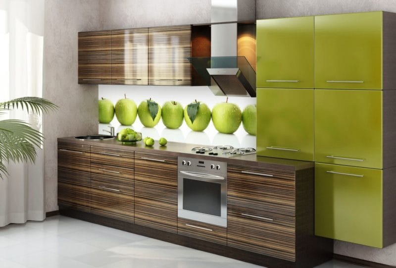 Кухня оливкового цвета — оформляем стильно и со вкусом! (85 фото идей) #48