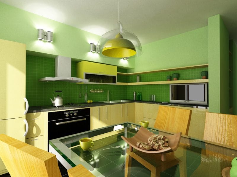 Кухня оливкового цвета — оформляем стильно и со вкусом! (85 фото идей) #57