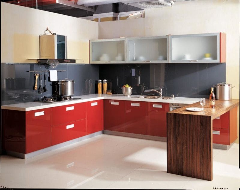 П-образная кухня: уютный и функциональный дизайн кухни (80 фото) #59