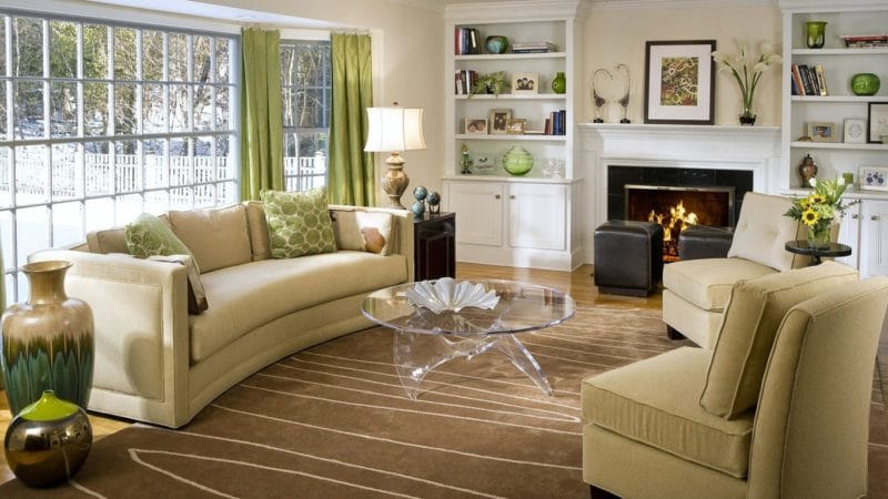 Планировка гостиной — 80 фото лучших идей эффективного зонирования в гостиной #11
