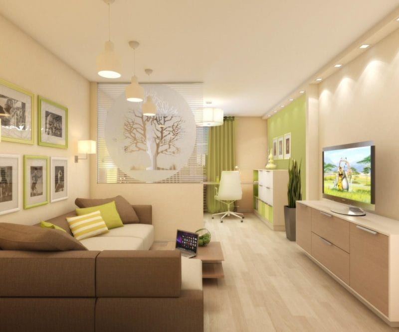Планировка гостиной — 80 фото лучших идей эффективного зонирования в гостиной #6