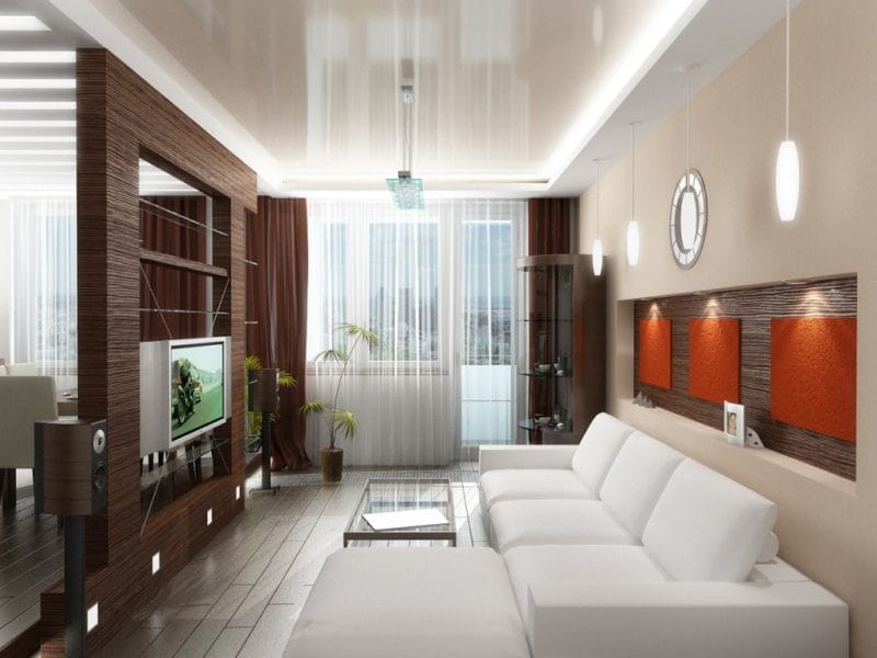 Планировка гостиной — 80 фото лучших идей эффективного зонирования в гостиной #45