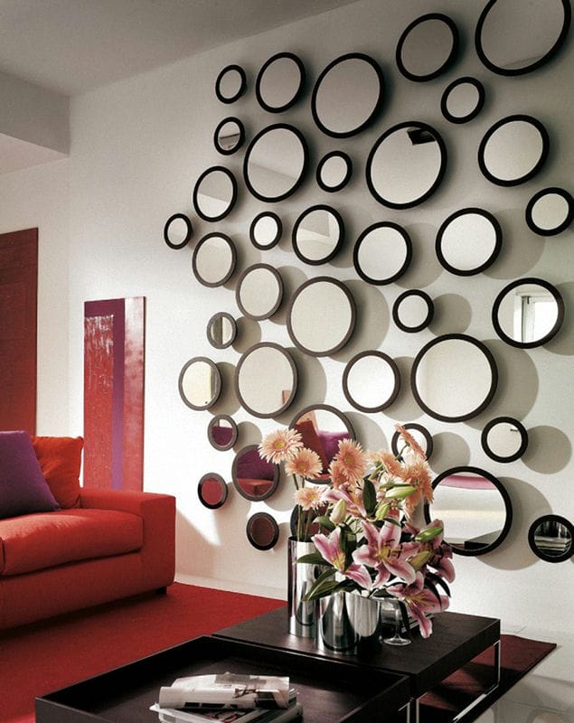 Зеркала в гостиной — особенности стильного оформления на 80 фото #49