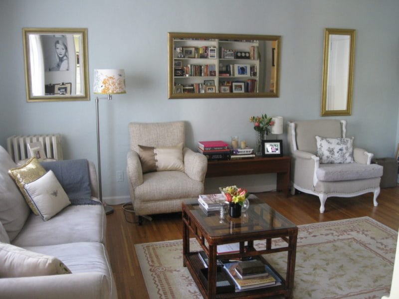 Зеркала в гостиной — особенности стильного оформления на 80 фото #63