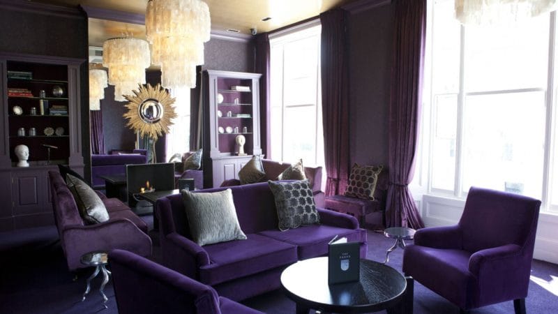 Фиолетовая гостиная — практические советы идеального сочетания (77 фото) #3