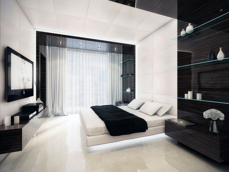 Спальня в стиле модерн — обзор лучших вариантов дизайна на 88 фото! #20