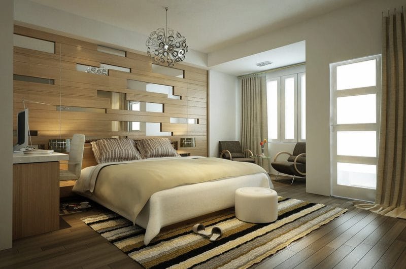Спальня в стиле модерн — обзор лучших вариантов дизайна на 88 фото! #13