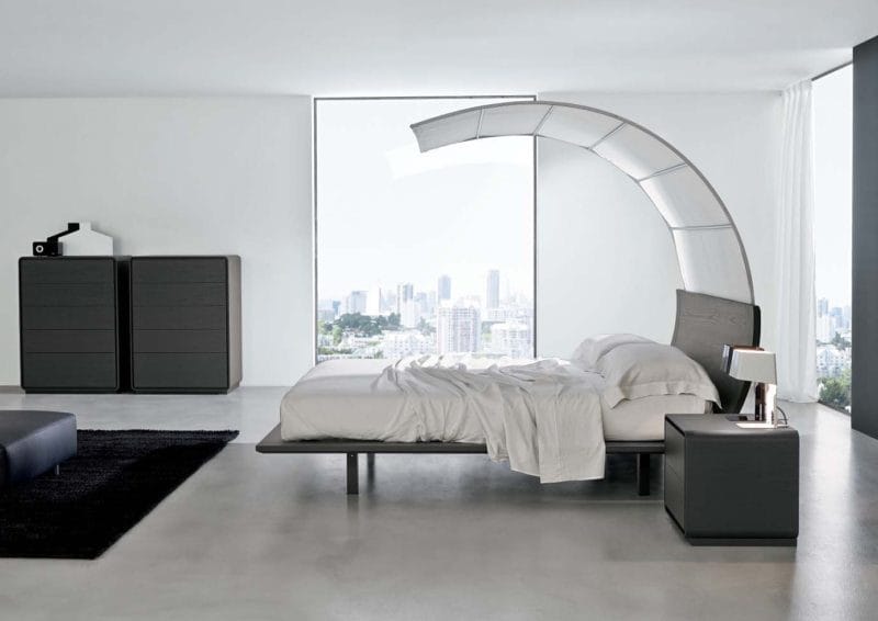 Спальня в стиле модерн — обзор лучших вариантов дизайна на 88 фото! #22