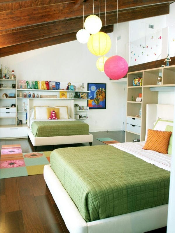 Спальни для детей — как оформить красиво? 65 фото вариантов дизайна! #24