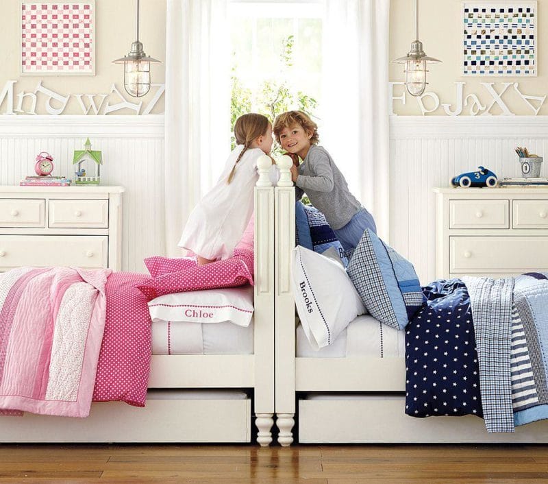 Спальни для детей — как оформить красиво? 65 фото вариантов дизайна! #17