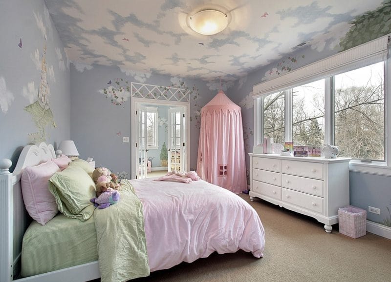 Спальни для детей — как оформить красиво? 65 фото вариантов дизайна! #16
