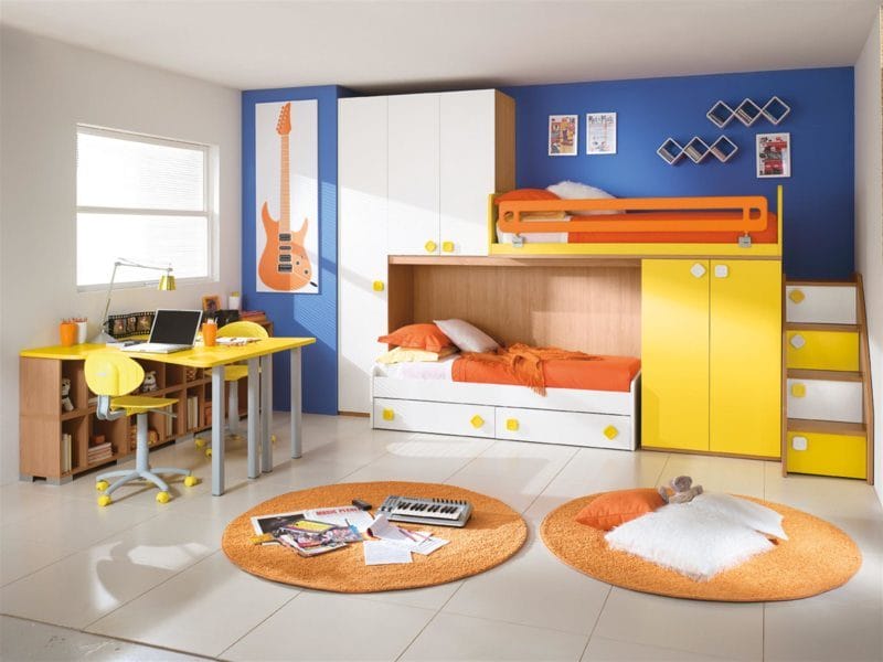 Спальни для детей — как оформить красиво? 65 фото вариантов дизайна! #28