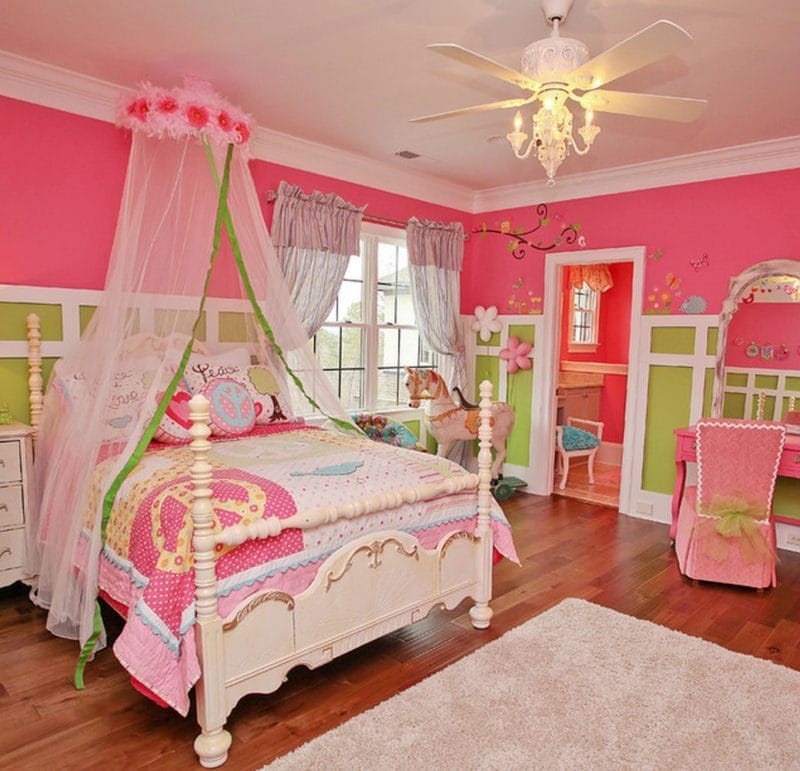 Спальни для детей — как оформить красиво? 65 фото вариантов дизайна! #15