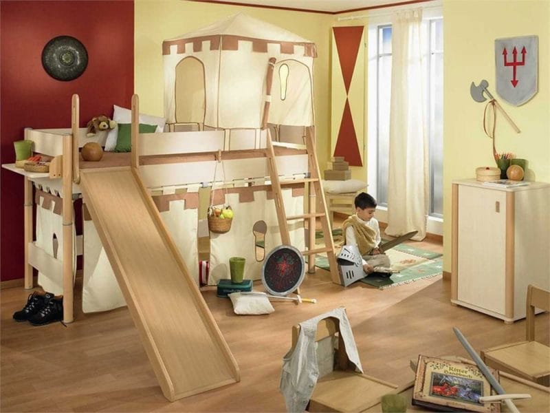 Спальни для детей — как оформить красиво? 65 фото вариантов дизайна! #32