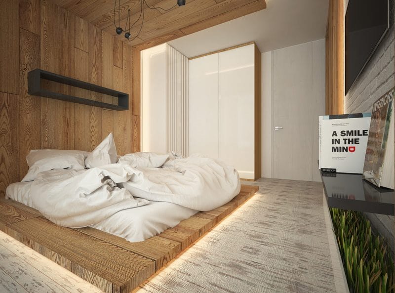 Бежевая спальня — советы по оформлению стильного дизайна на 80 фото #10