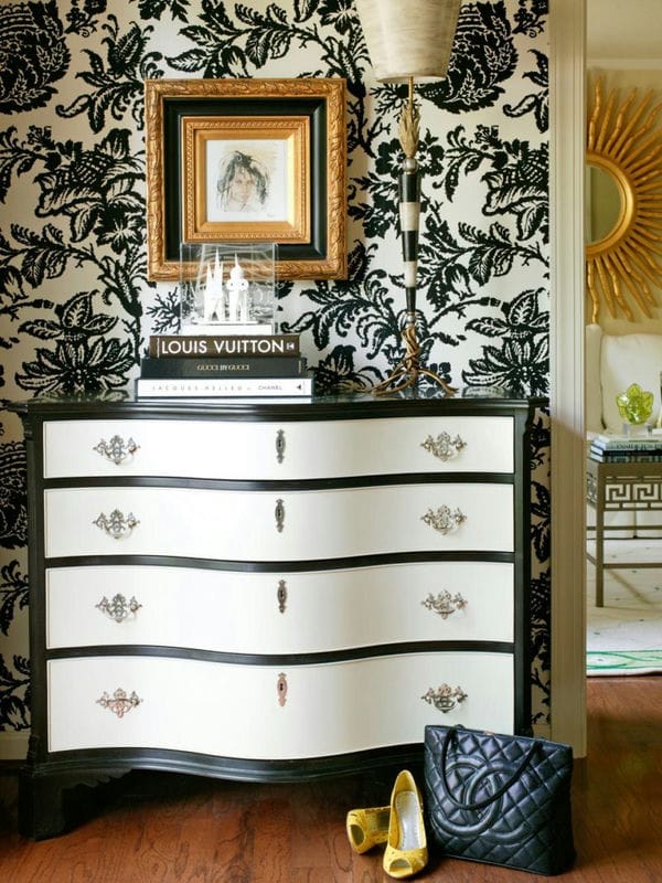 Черно-белая спальня — способы оформления гармоничного дизайна на 65 фото #13