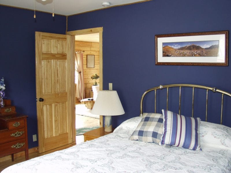 Синяя спальня — особенности оформления спальни в синих тонах на 70 фото #4