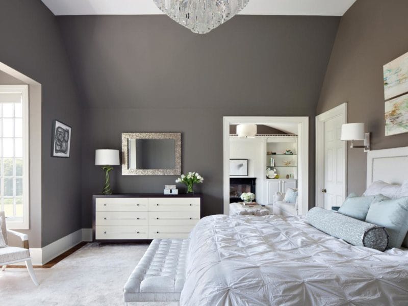 Большая спальня — оформляем современный дизайн в спальне большого размера. (60 фото) #44