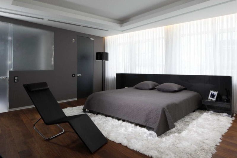 Большая спальня — оформляем современный дизайн в спальне большого размера. (60 фото) #63