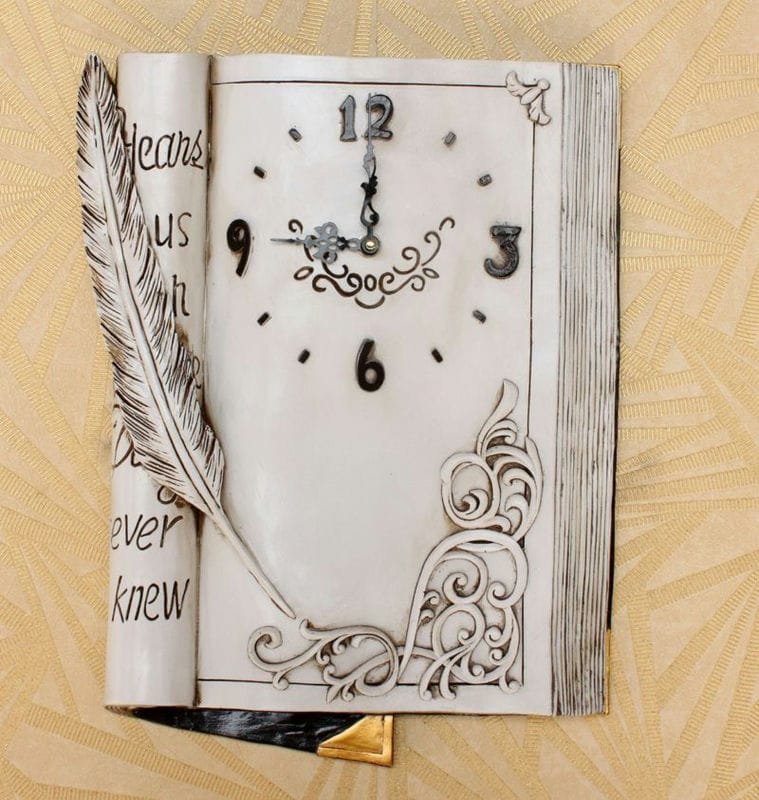 Часы для гостиной — интересный декор для дизайна гостиной (65 фото идей) #67