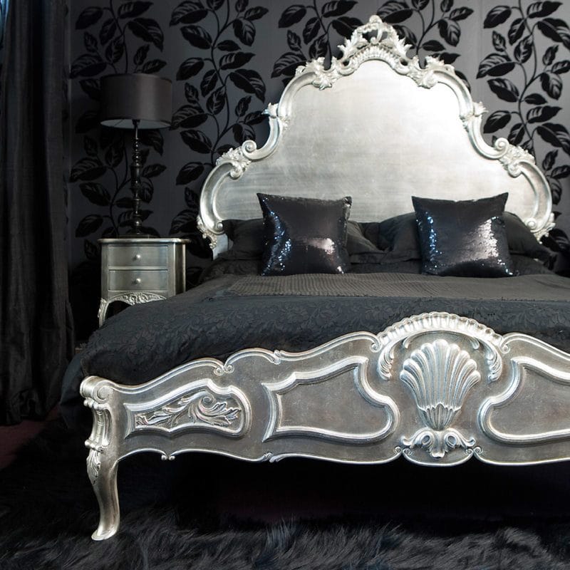 Черная спальня — 100 фото эксклюзивного дизайна спальни черного цвета #29