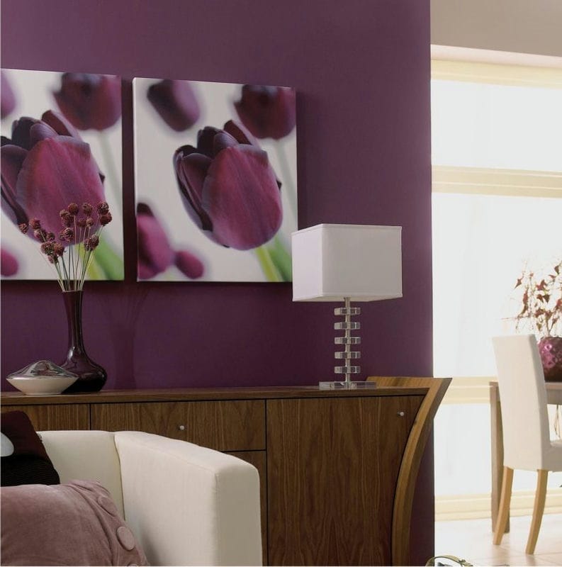 Фиолетовая гостиная — практические советы идеального сочетания (77 фото) #4