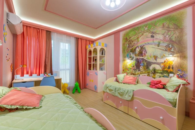 Спальни для детей — как оформить красиво? 65 фото вариантов дизайна! #41